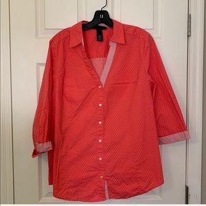 Lane Bryant Button Up Shirt Size 22